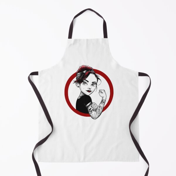 Item preview, Tattoed Pin-up - Strong woman  “We can do it” style art designed and sold by CookieTa2.
