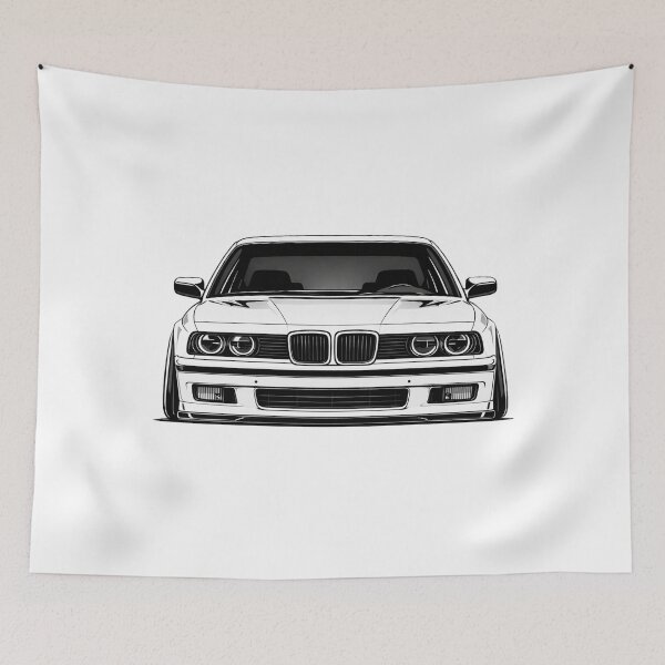 Item preview, Classic Retro Performance Sedan – Front View Automotive Graphic designed and sold by GT Garage.