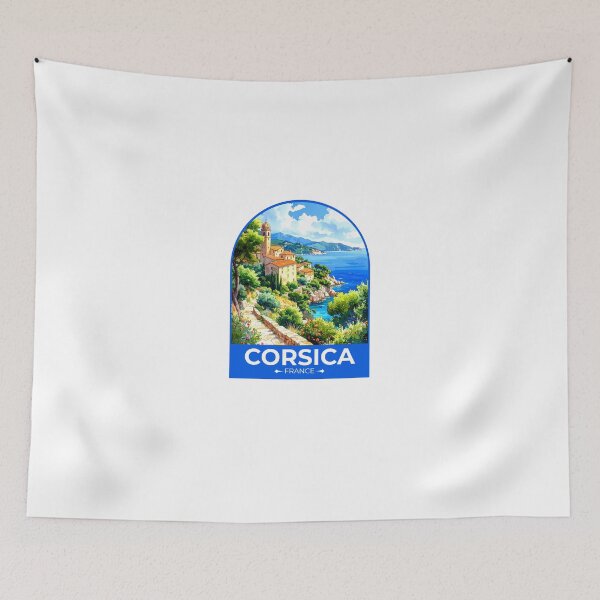Item preview, Corsica France Travel Sticker designed and sold by TulipaGraphics.