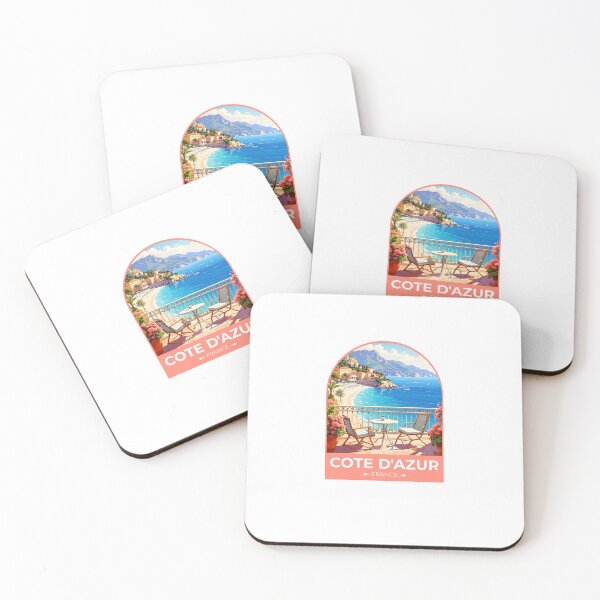 Item preview, Cote d'Azur France Travel Sticker designed and sold by TulipaGraphics.