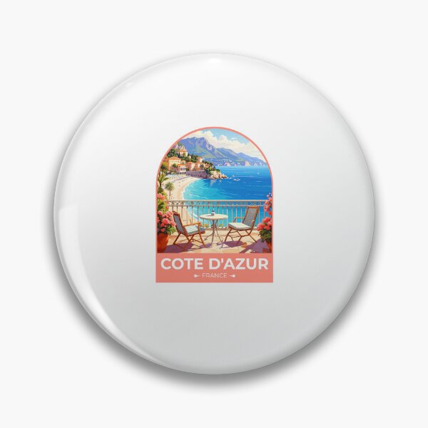 Item preview, Cote d'Azur France Travel Sticker designed and sold by TulipaGraphics.