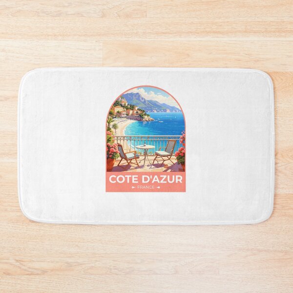 Item preview, Cote d'Azur France Travel Sticker designed and sold by TulipaGraphics.