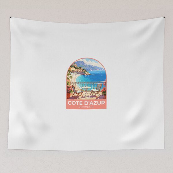 Item preview, Cote d'Azur France Travel Sticker designed and sold by TulipaGraphics.