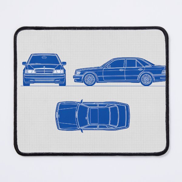 Item preview, Baby Benz Mercedes 190 E Classic Blue Print designed and sold by aliigal.