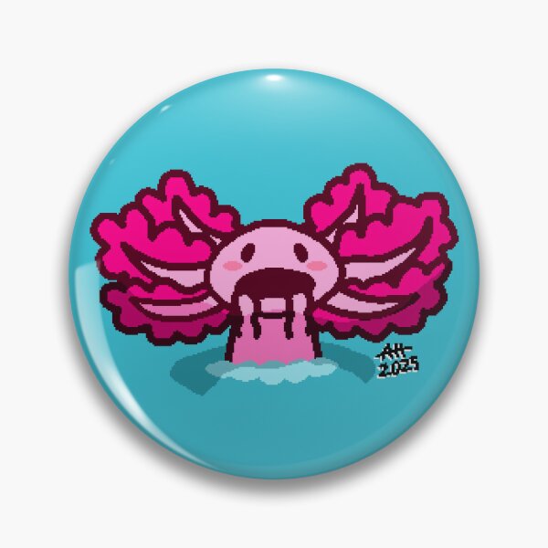 Item preview, Terrified Axolotl designed and sold by Lucy Annabelle Project.