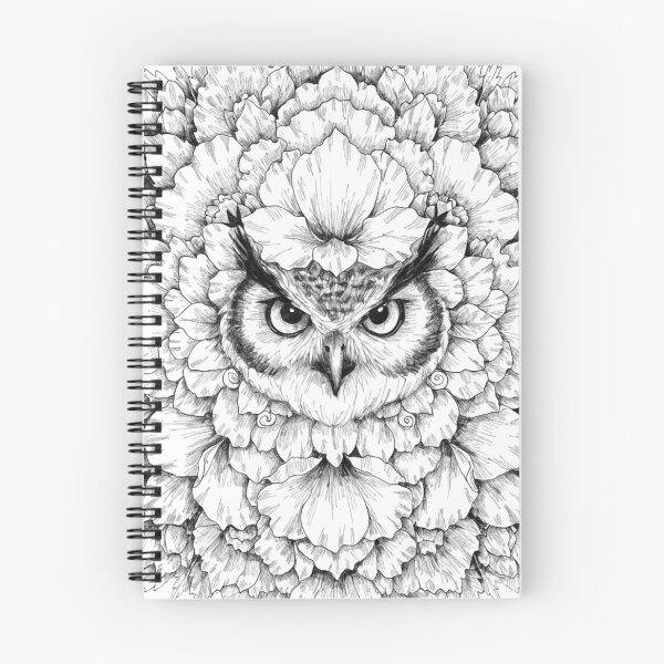Item preview, Floral Mandala Art owl – Intricate Flower Mandala Design designed and sold by Anime9122.