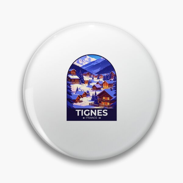 Item preview, Tignes France Travel Sticker designed and sold by TulipaGraphics.