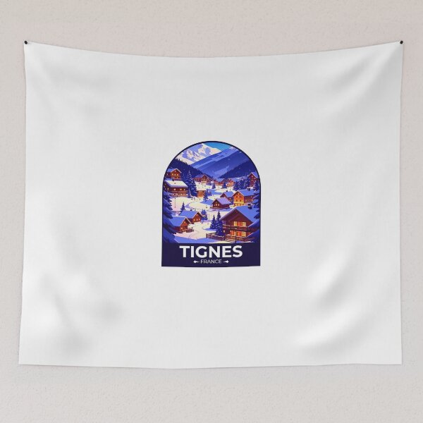 Item preview, Tignes France Travel Sticker designed and sold by TulipaGraphics.