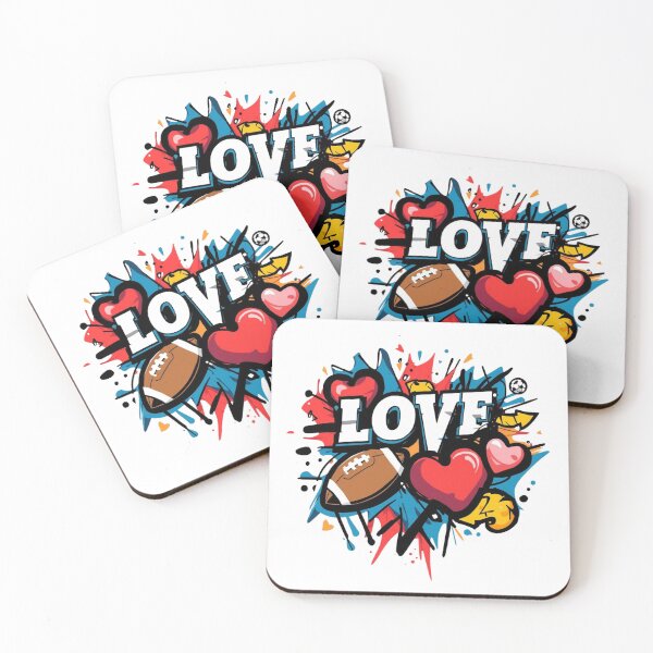 Item preview, Love football  designed and sold by JosueShop101.