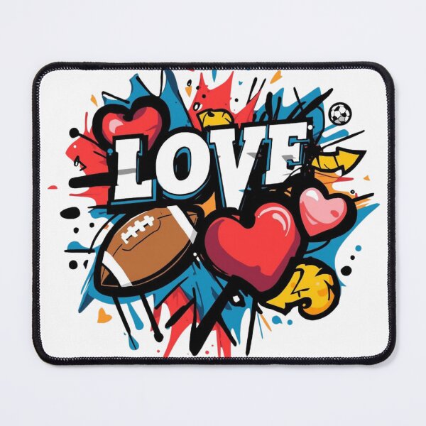 Item preview, Love football designed and sold by JosueShop101.
