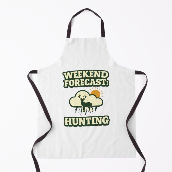 Item preview, Weekend Forecast: Hunting – Funny Deer Weather Graphic Design designed and sold by EastEndTownie.