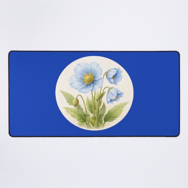 Artikelvorschau, Himalaya-Mohnblume – Meconopsis-Blütenkreis-Porträt entworfen und verkauft von TheJoyfulPen.