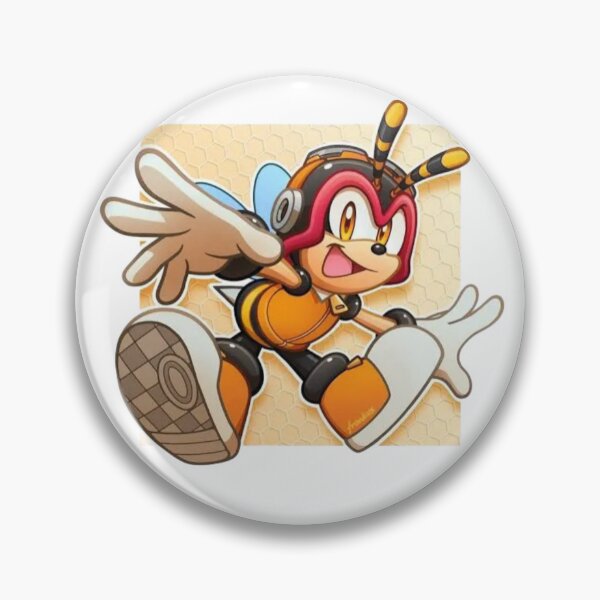 Item preview, Charmy Bee Cute Flying Bee – Sonic Team Chaotix Cartoon Fan Art designed and sold by ArminGreen.
