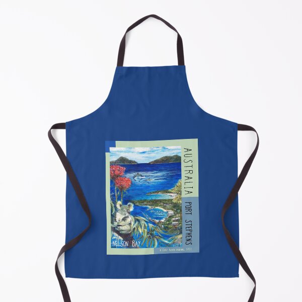 Item preview, Nelson Bay Poster designed and sold by CoryAcornArt.