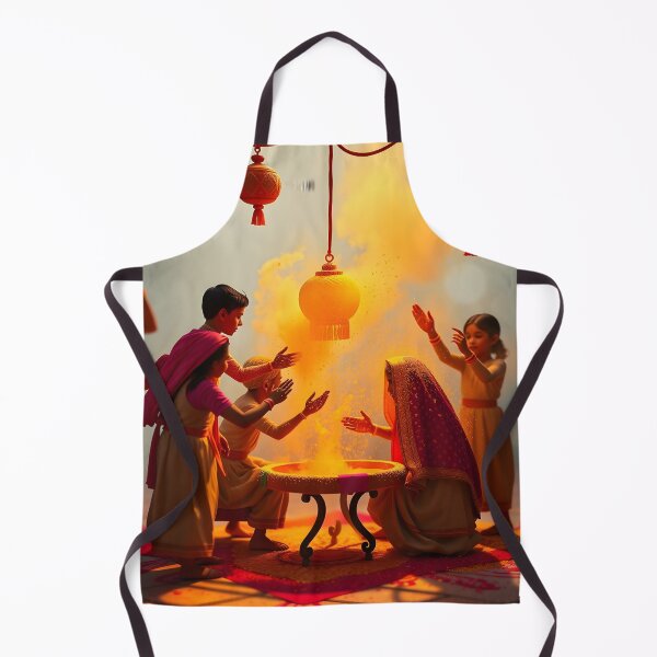 Item preview, Holika Dahan Ritual Sticker  designed and sold by Teewave-Ashish.