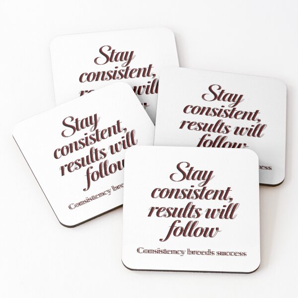 Item preview, Consistency breeds success designed and sold by ManikRaja.