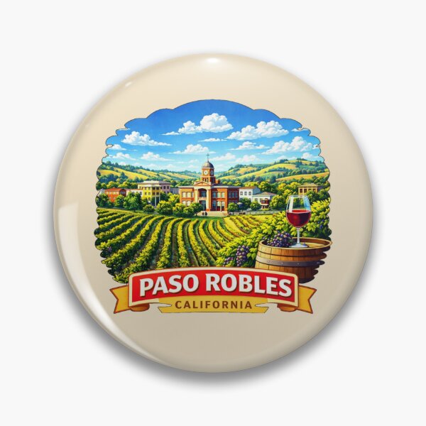 Item preview, Paso Robles, California - Vineyard Wine Country designed and sold by Myra365Art.