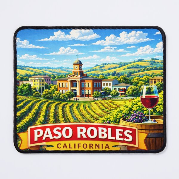 Item preview, Paso Robles, California - Vineyard Wine Country designed and sold by Myra365Art.