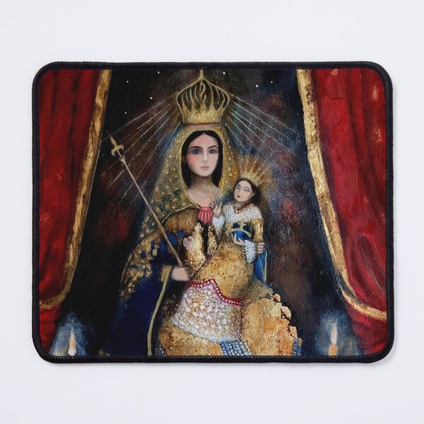 Item preview, Golden Madonna designed and sold by The Mysterious Domain Alyne Whiteswan Fine Art Prints and Merch.