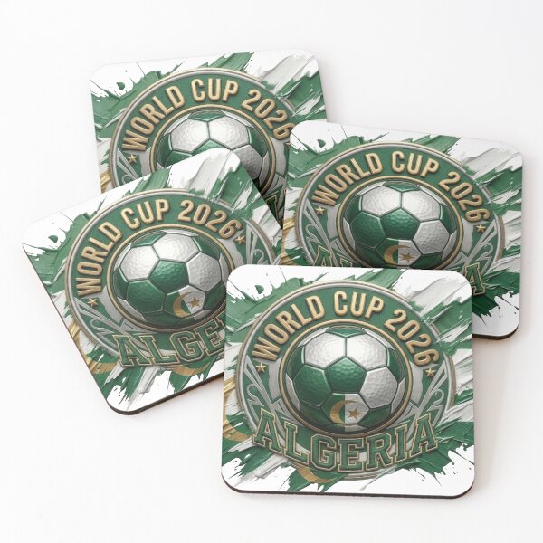 Item preview, World Cup 2026 Algeria Soccer Ball Paint Splash  designed and sold by DigitalArtGhost.
