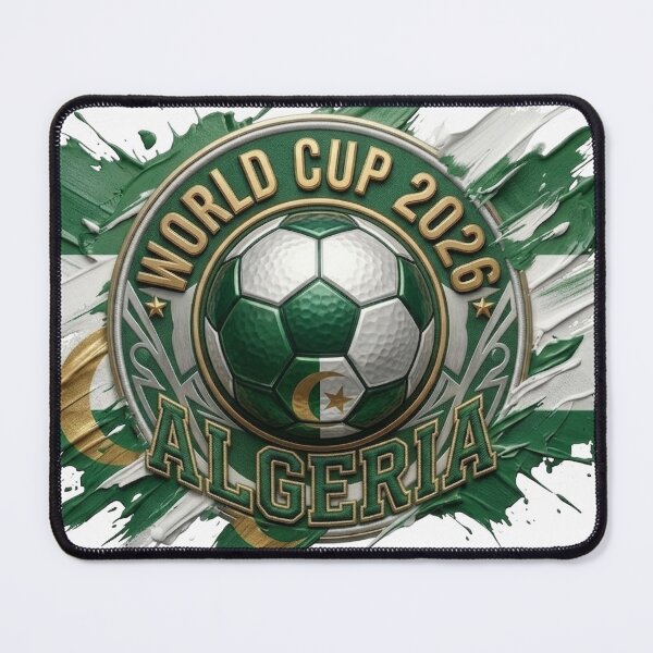 Item preview, World Cup 2026 Algeria Soccer Ball Paint Splash designed and sold by DigitalArtGhost.