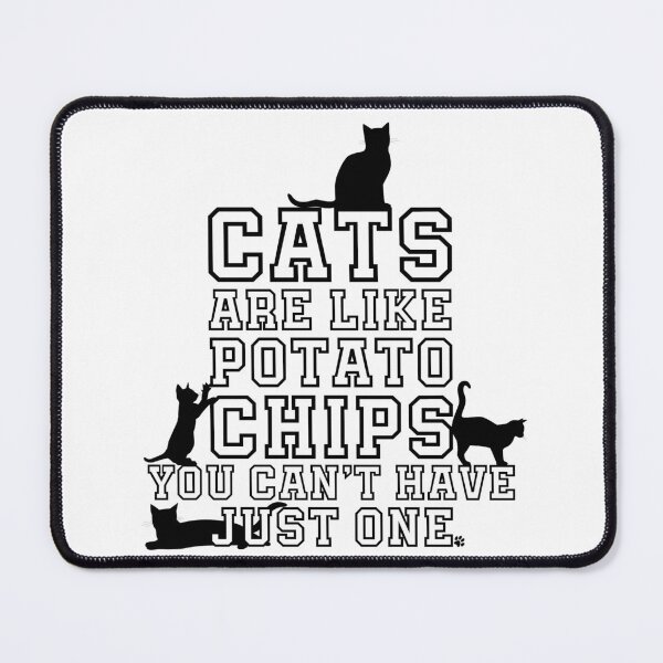 Item preview, Cats are like potato chips designed and sold by Sinatzeek's mini Shop.