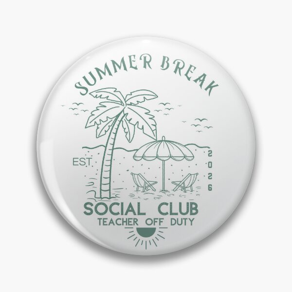 Item preview, Summer Break Est 2026 Social Club Teacher Off Duty designed and sold by LuveraxArt.