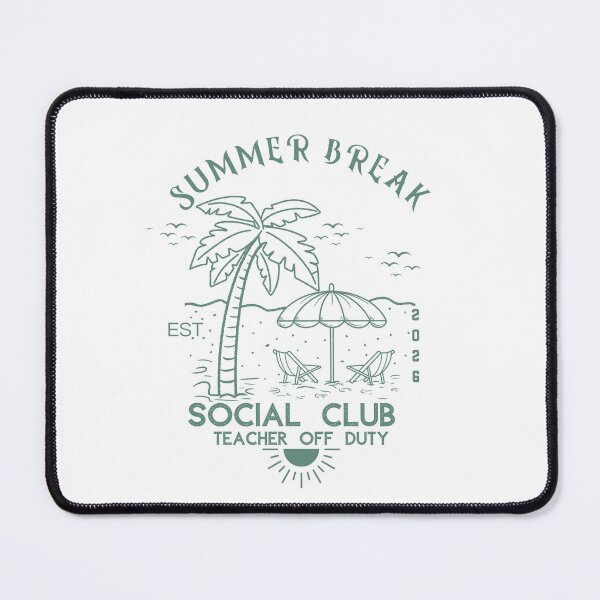 Item preview, Summer Break Est 2026 Social Club Teacher Off Duty designed and sold by LuveraxArt.