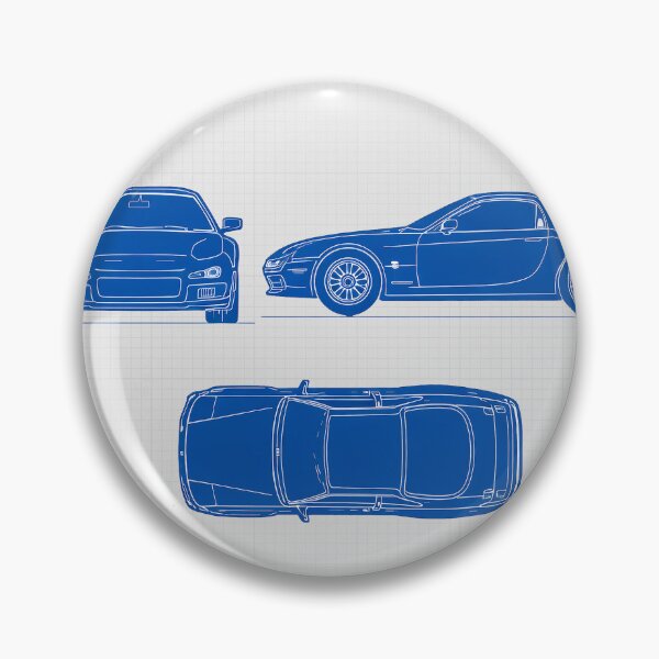 Item preview, Mazda RX-7 Classic Blueprint designed and sold by aliigal.