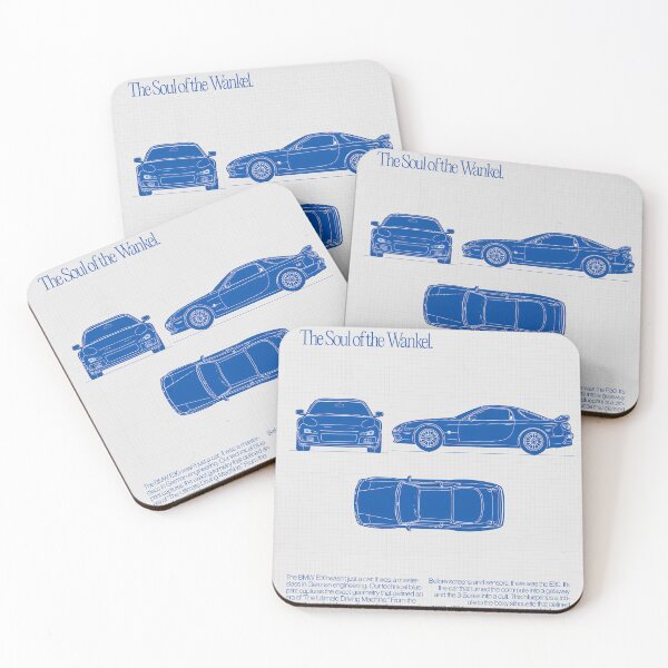 Item preview, Mazda RX-7 Classic Blueprint designed and sold by aliigal.