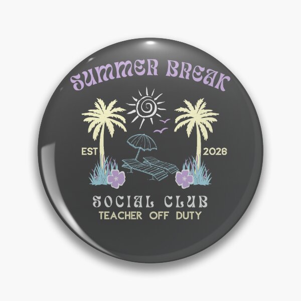 Item preview, Summer Break Est 2026 Social Club Teacher Off Duty designed and sold by LuveraxArt.