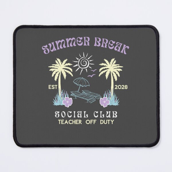 Item preview, Summer Break Est 2026 Social Club Teacher Off Duty designed and sold by LuveraxArt.