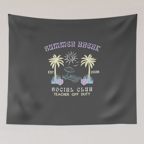 Item preview, Summer Break Est 2026 Social Club Teacher Off Duty designed and sold by LuveraxArt.