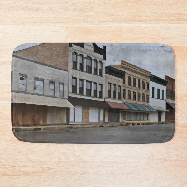 Item preview, My Hometown – Small Town Main Street Photo Art designed and sold by DiamondSkyShirt.