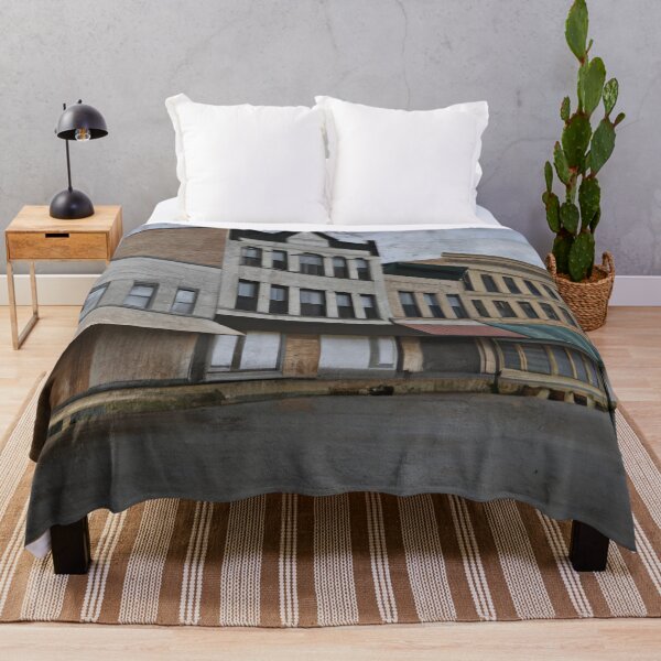 Item preview, My Hometown – Small Town Main Street Photo Art designed and sold by DiamondSkyShirt.