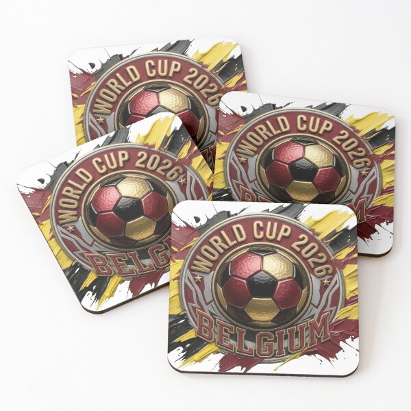 Item preview, World Cup 2026 Belgium Soccer Ball Paint Splash  designed and sold by DigitalArtGhost.