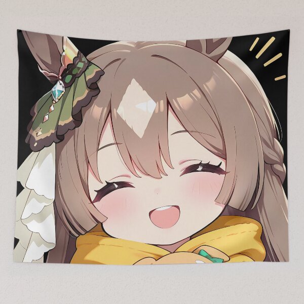 Item preview, Satono Diamond Uma Musume Pretty Derby Cozy Chibi Kawaii Hugging A Plush Buddy designed and sold by mildaclairmo.