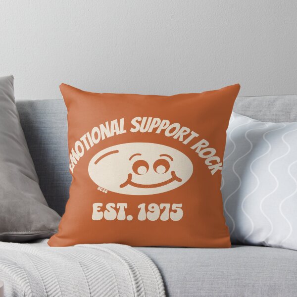 Item preview, Emotional Support Rock for Dark Backgrounds designed and sold by Retro Callback.