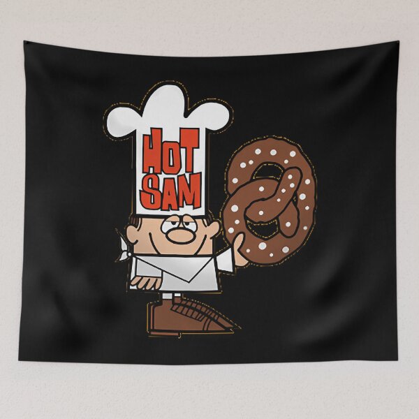Item preview, Hot Sam Pretzel Logo designed and sold by akikaa5678.