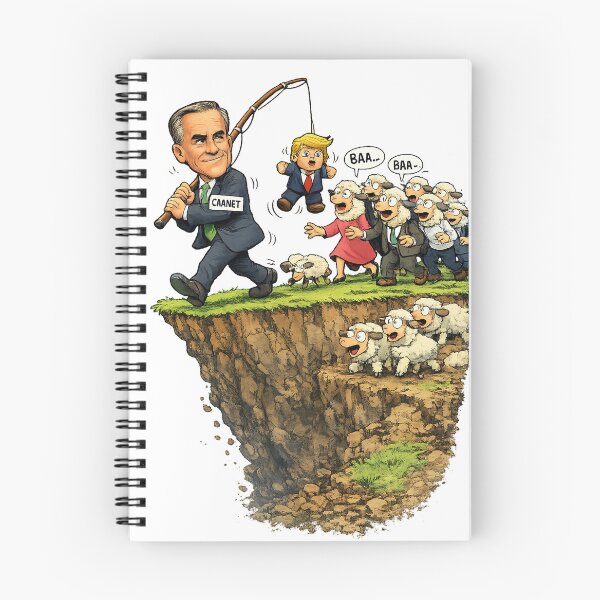 Item preview, Carney Leading His Sheeple designed and sold by Canadian And Proud.