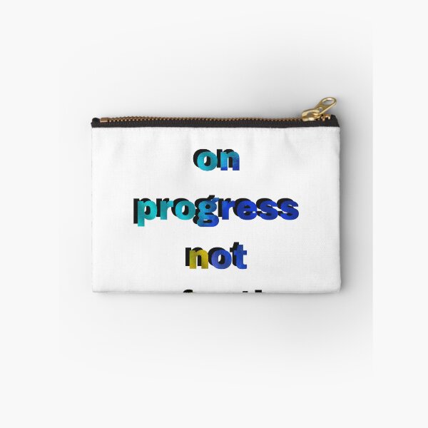 Item preview, Focus on progress not perfection designed and sold by ManikRaja.