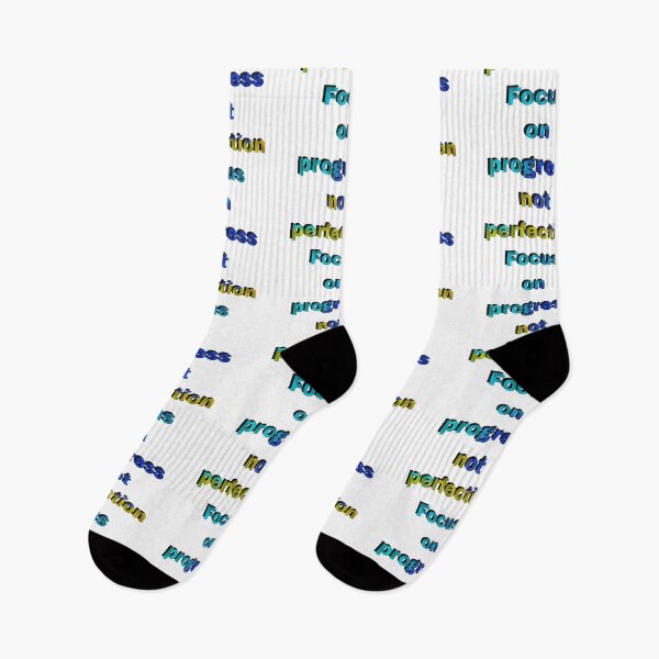Item preview, Focus on progress not perfection designed and sold by ManikRaja.