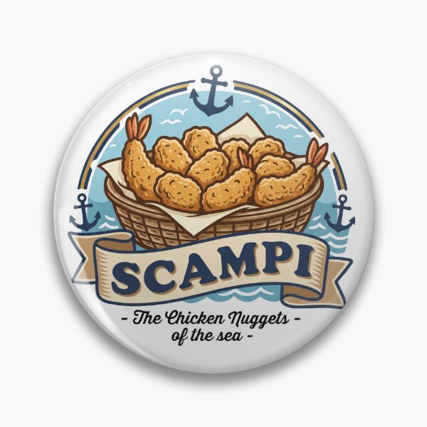 Item preview, Scampi the chicken nuggets of the sea designed and sold by I-am-inspired.