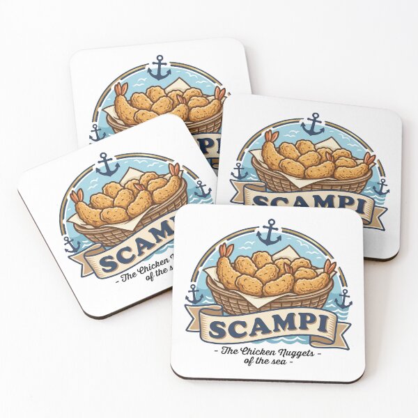 Item preview, Scampi the chicken nuggets of the sea designed and sold by I-am-inspired.