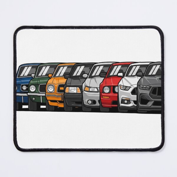 Item preview, Ford Mustang Evolution Lineup – American Muscle Car Generations designed and sold by GT Garage.
