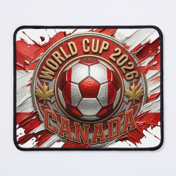 Item preview, World Cup 2026 Canada Soccer Ball Paint Splash designed and sold by DigitalArtGhost.