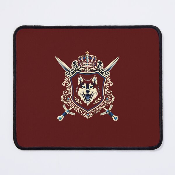 Item preview, Royal HUSKY Crest Emblem designed and sold by Inner Flame Studio.
