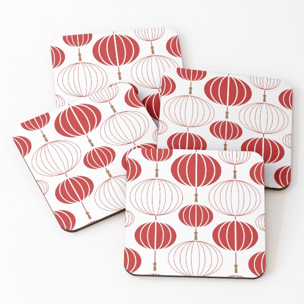 Item preview, Asian Paper Lanterns Elegant Red And White Designs  designed and sold by DEC02.
