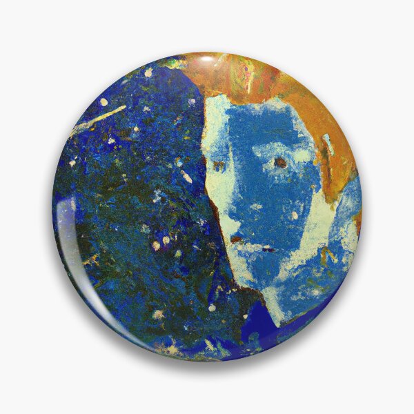 Item preview, Cosmic Starman – Glam Rock Starry Night Portrait designed and sold by DiamondSkyShirt.