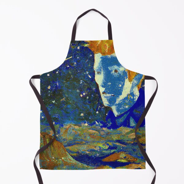 Item preview, Cosmic Starman – Glam Rock Starry Night Portrait designed and sold by DiamondSkyShirt.